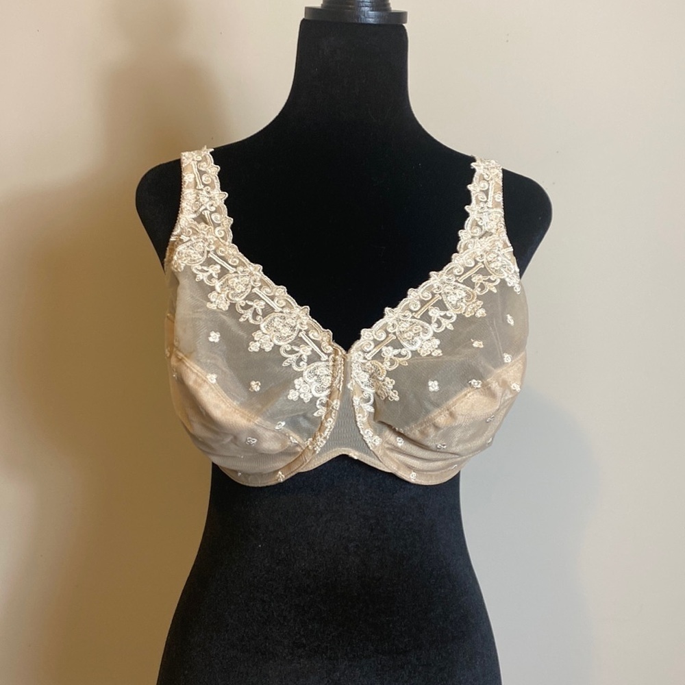 Bali Sheer Nude Full Coverage Bra size 36DDD